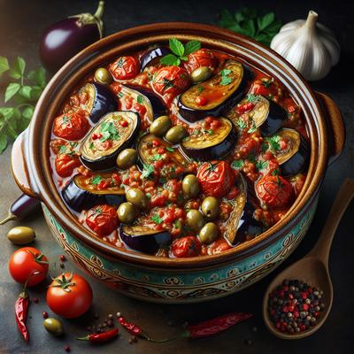 Image of Sarasota's Crockpot Eggplant Mediterranean
