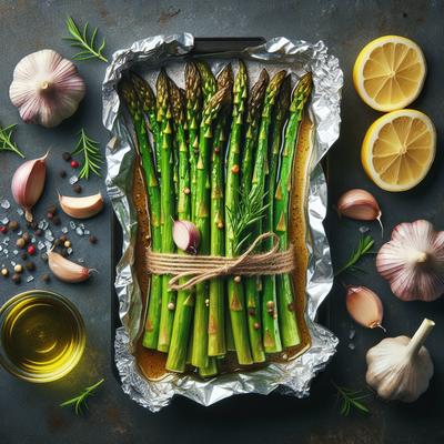 Image of Sarasota's Foil Pouch Oven Roasted Asparagus