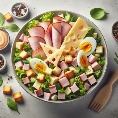 Image of Sarasota's Ham and Swiss Cheese Salad