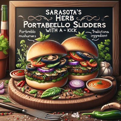 Image of Sarasota's Herb Portabello Sliders with a Kick