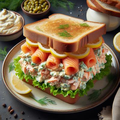 Image of Sarasota's Salmon Salad Sandwich