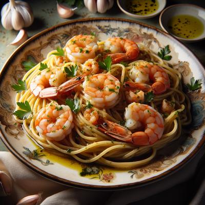 Image of Sarasota's Succulent Shrimp Spaghetti