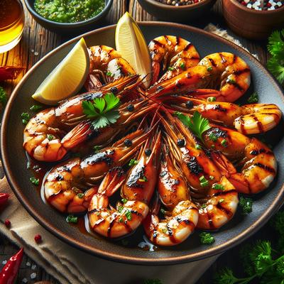 Image of Sarasota's Sweet and Spicy Grilled Shrimp