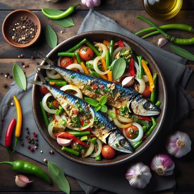 Image of Sardine and Vegetable Saute