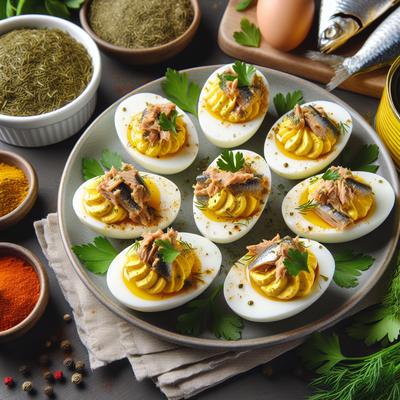 Image of Sardine Deviled Eggs