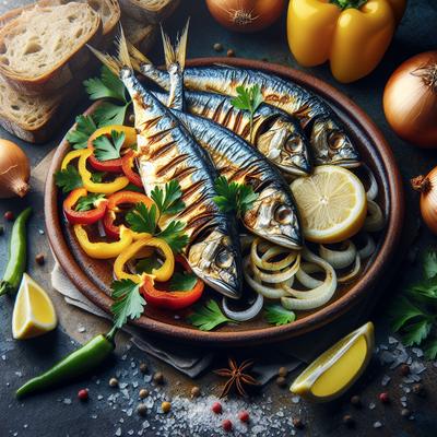 Image of Sardinhas a Setubal Portuguese Baked Sardines