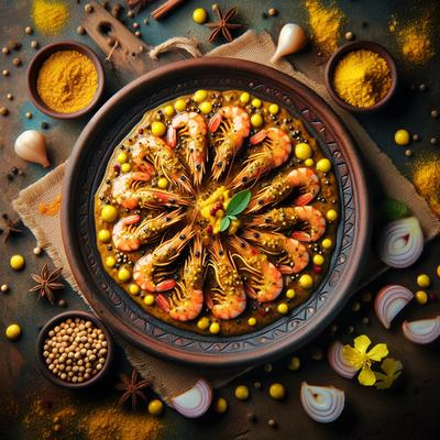 Image of Sarson Bhara Kekda Shrimp with Mustard