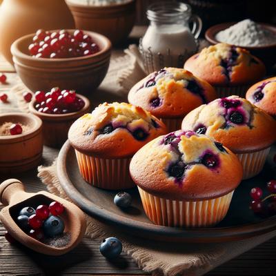Image of Saskatoon Berry Muffins