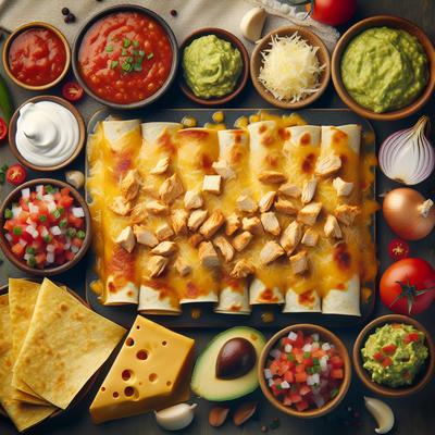 Image of Sassy Chicken Enchiladas
