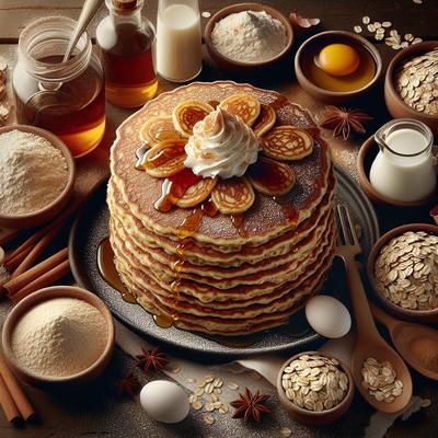 Image of Sassy Oatmeal Pancakes