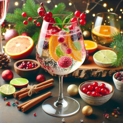 Image of Sassy Wine Spritzer for the Holidays