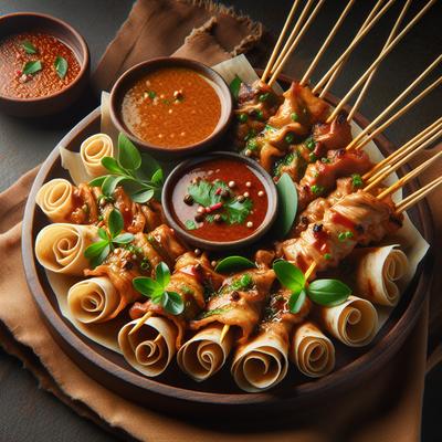 Image of Satay Scrolls