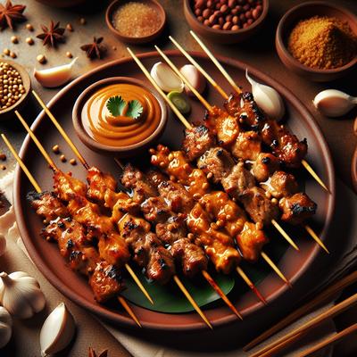 Image of Sate Babi or Ayam
