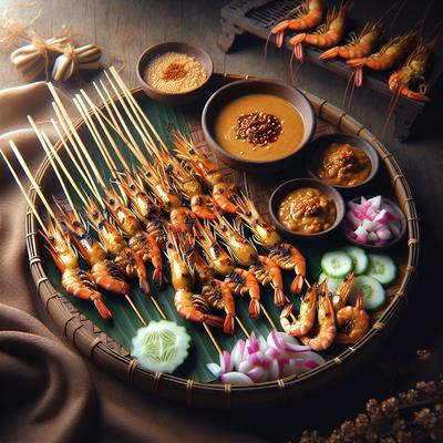 Image of Sate Prawns Shrimp