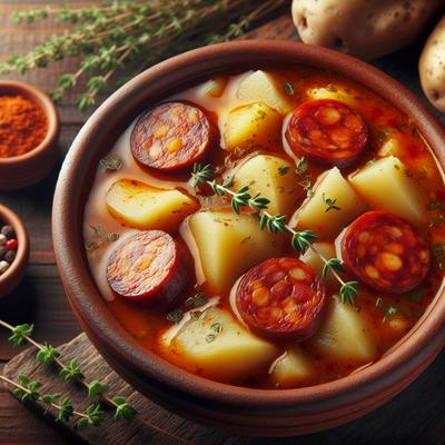 Image of Satisfying Potato Chorizo Soup