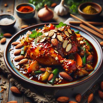Image of Saucy Almond Chicken