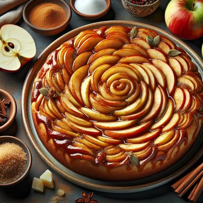 Image of Saucy Apple Swirl Cake