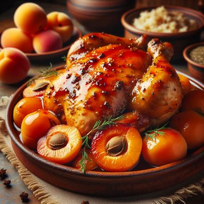 Image of Saucy Apricot Glazed Chicken