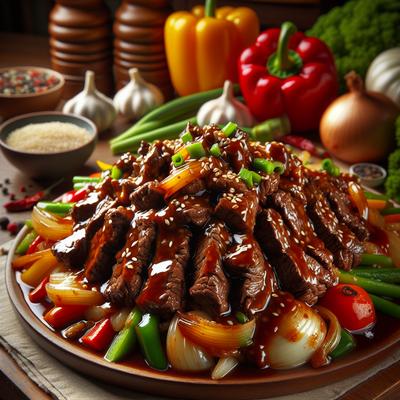 Image of Saucy Beef Strips