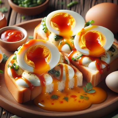 Image of Saucy Egg Sandwiches