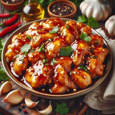 Image of Saucy Garlic Chicken