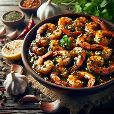 Image of Saucy Herbed Shrimp