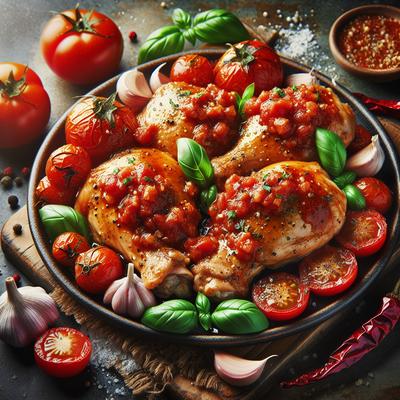 Image of Saucy Italian Style Chicken Thighs
