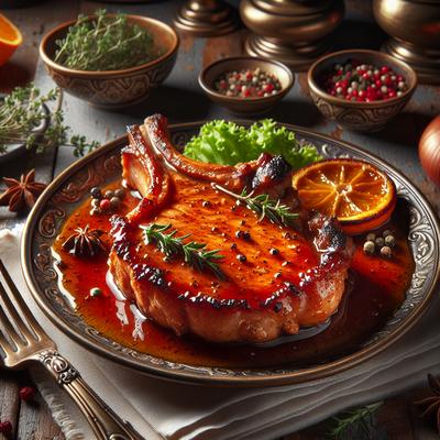 Image of Saucy Orange Pork Chops