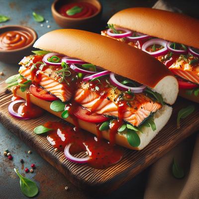 Image of Saucy Salmon Subs