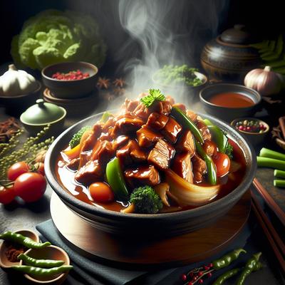 Image of Saucy Twist Pork Casserole