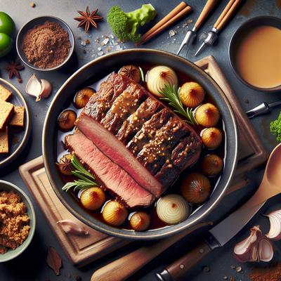 Image of Sauerbraten Sauerbraten Mit Ingwer Kuchen Sosse