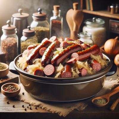 Image of Sauerkraut and Kielbasa Crock Pot