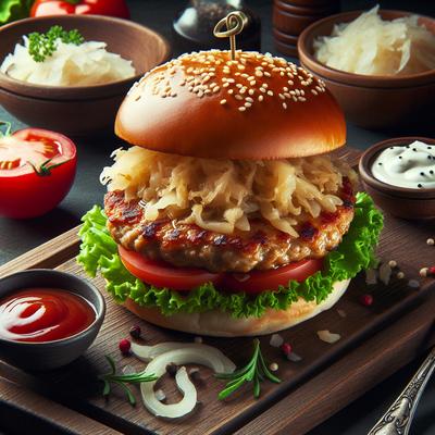 Image of Sauerkraut Chickturk Burger Patties