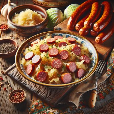 Image of Sauerkraut Mit Kielbasa