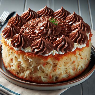 Image of Sauerkraut Surprise Cake and Sour Cream Chocolate Frosting