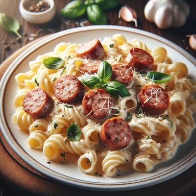 Image of Sausage Alfredo Pasta