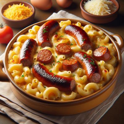 Image of Sausage and 3 Cheese Mac and Cheese
