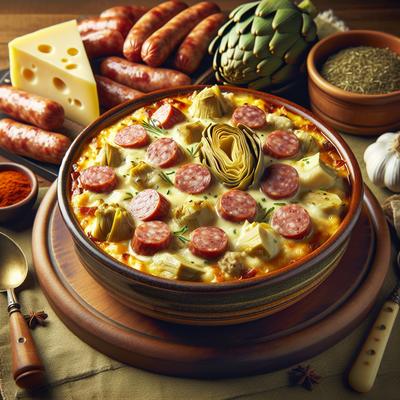 Image of Sausage and Artichoke Dip