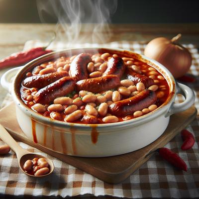Image of Sausage and Bean Casserole