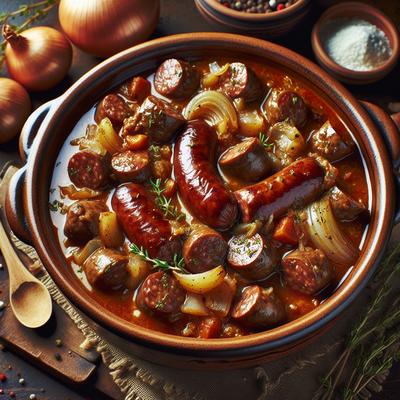 Image of Sausage and Beef Casserole