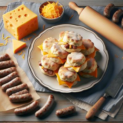 Image of Sausage and Cheddar Cheese Drop Biscuits