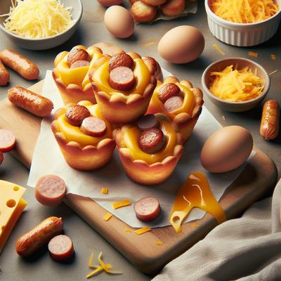 Image of Sausage and Cheese Breakfast Cups South Beach Diet