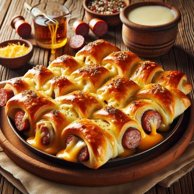Image of Sausage and Cheese Crescent Squares