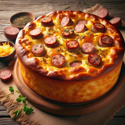 Image of Sausage and Cheese Souffle