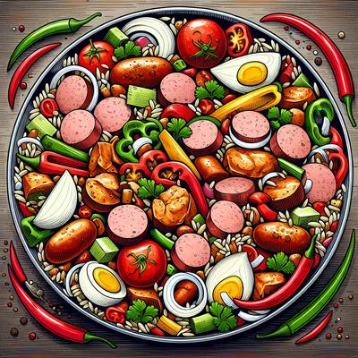 Image of Sausage and Chicken Jambalaya Stirfry