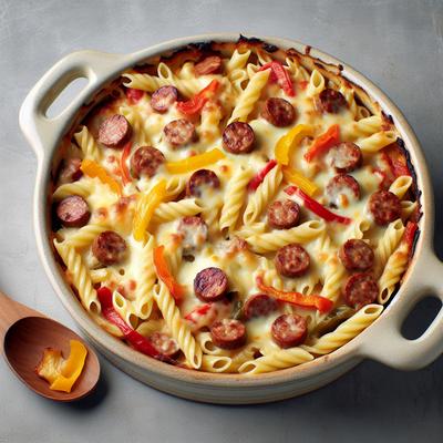 Image of Sausage and Pepper Pasta Bake
