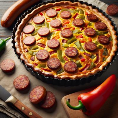 Image of Sausage and Pepper Quiche