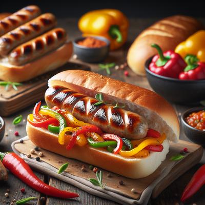 Image of Sausage and Peppers Sandwiches