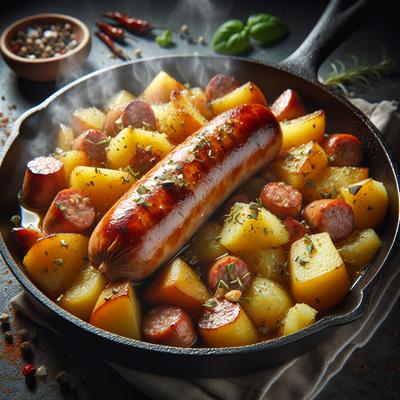 Image of Sausage and Potato Quick Fix