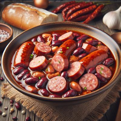 Image of Sausage and Red Bean Stew